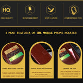 idewei Crazy Horse Texture Horizontal Flip Leather Case with Holder & Card Slots & Wallet